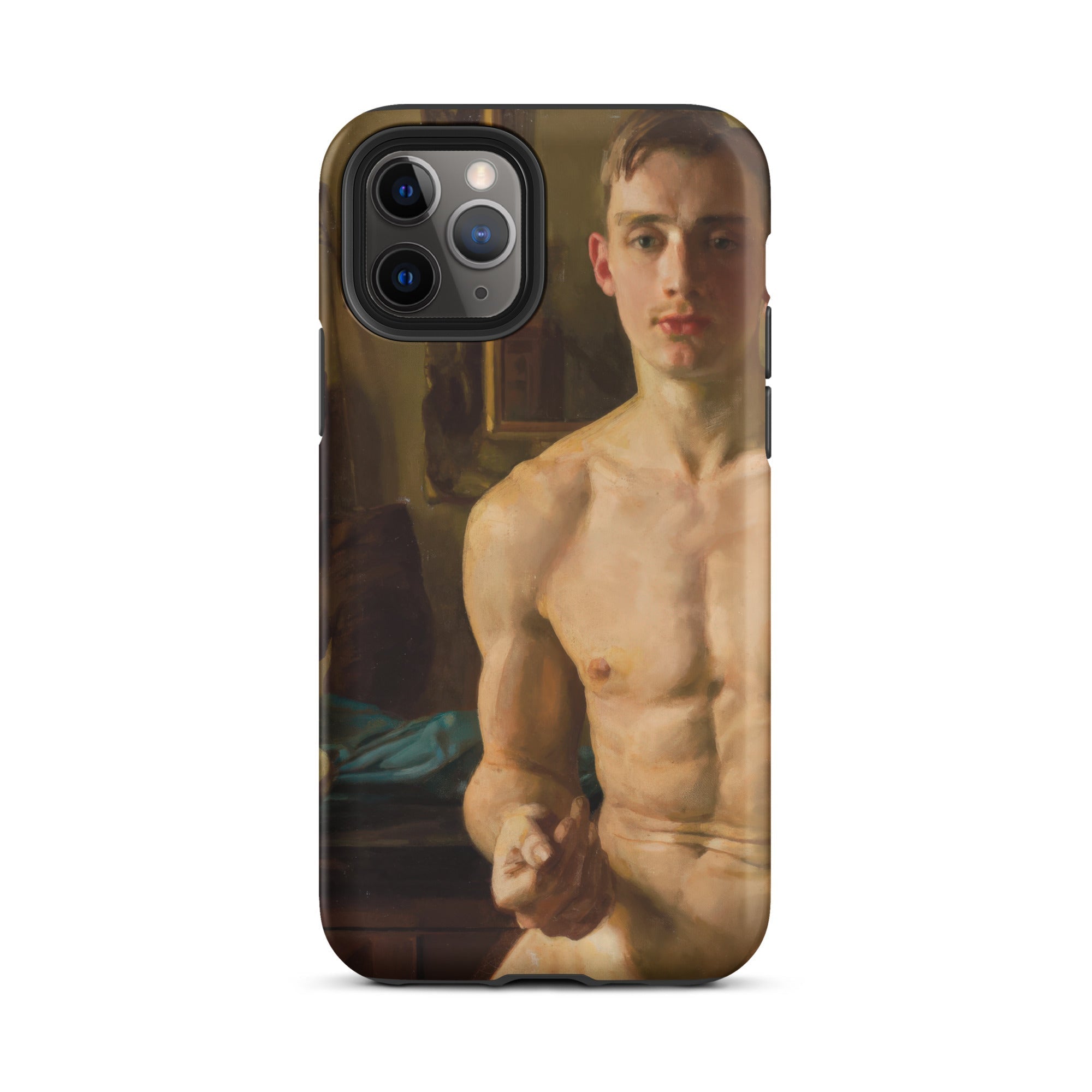 The Boxer Konstantin Andreevic Somov Iphone Case, 11 Pro / Matte, Phone Case Nude Male Painting
