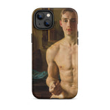 The Boxer - Konstantin Andreevic Somov Iphone Case, 14 Plus / Matte, Phone Case Nude Male Painting