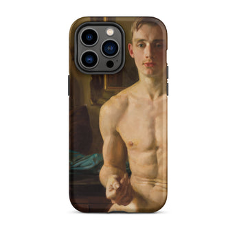The Boxer - Konstantin Andreevic Somov Iphone Case, 14 Pro Max / Matte, Phone Case Shirtless Man