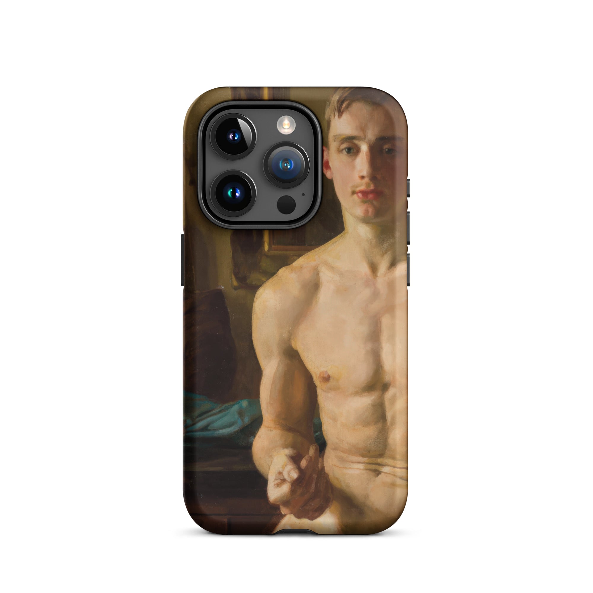 The Boxer Konstantin Andreevic Somov Iphone Case, 15 Pro / Matte, Phone Case Shirtless Man Art