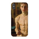 The Boxer Konstantin Andreevic Somov Iphone Case, x / Matte, Phone Case Classical Style Painted Portrait Shirtless Male Figure
