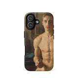The Boxer - Konstantin Andreevic Somov Phone Case Iphone 17 / Matte Iphone 12 Case Classical Painting Design Shirtless Figure