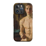 The Boxer - Konstantin Andreevic Somov Phone Case Iphone 16 Pro Max / Matte Phone Case Nude Male Painting Iphone