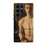 The Boxer - Konstantin Andreevic Somov Samsung Case, Galaxy S23 Ultra / Matte, Smartphone Case Classical Painting Shirtless Man