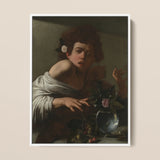 Boy Bitten by a Lizard - Caravaggio Art Print / Canvas Framed Reproduction Caravaggio’s ?The Saint Matthew” Young Man, Italian Baroque Shock,