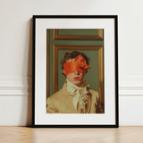 Boy Next Door - 18th Century Gay Erotica Art Print / Canvas, 12x16’’ / 31x41cm / Black Frame / Matboard, Posters Prints & Visual Artwork,