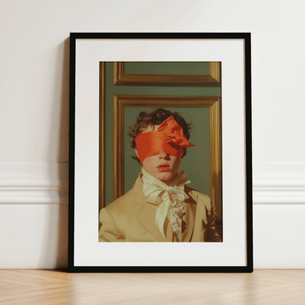 Boy Next Door - 18th Century Gay Erotica Art Print / Canvas, 12x16’’ / 31x41cm / Black Frame / Matboard, Posters Prints & Visual Artwork,
