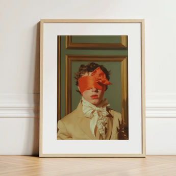 Boy Next Door - 18th Century Gay Erotica Art Print / Canvas, 12x16’’ / 31x41cm / Natural Frame / Matboard, Posters Prints & Visual Artwork,