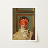 Boy Next Door - 18th Century Gay Erotica Art Print / Canvas Framed Portrait Young Man Period Attire, Silence, a Figure Poised, Prints