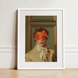 Boy Next Door - 18th Century Gay Erotica Art Print / Canvas, Gay Erotica Art, Silence, a Figure Poised, 18th Century Gay