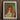 Framed Portrait Person Curly Hair Orange Blindfold Cream-colored Gay Erotica Art, Silence, a Figure Poised, 18th Century