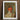 Framed Portrait Person Curly Hair Orange Satin Blindfold Gay Erotica Art, Silence, a Figure Poised, 18th Century