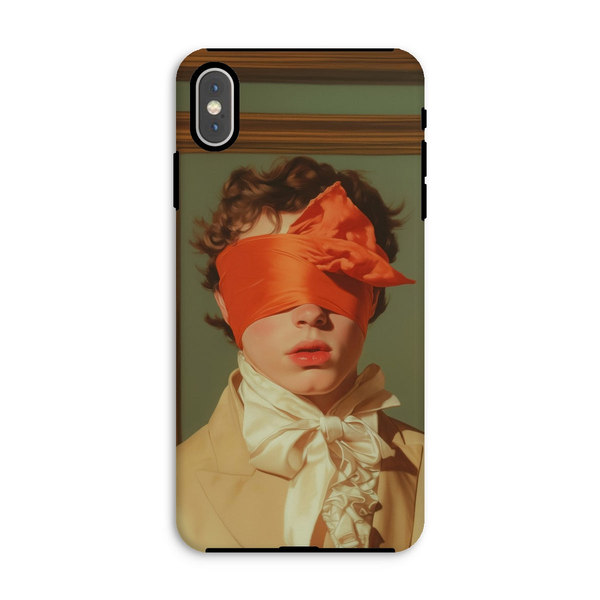 Boy Next Door - 18th Century Gay Erotica Iphone Case, Xs Max / Matte, Phone Case Portrait Person Blindfold