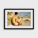 Boy on a Beach - Henry Scott Tuke Art Print / Canvas Cornish, Body’s Mute Architecture, Soft Umbers Lap Prints
