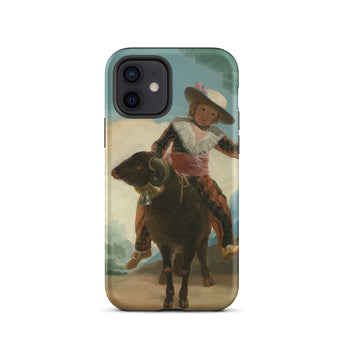 Boy on a Ram - Francisco De Goya Iphone Case, 12 / Matte, Phone Case Painting Boy Ram