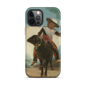 Boy on a Ram - Francisco De Goya Iphone Case, 12 Pro Max / Matte, Artistic Phone Case