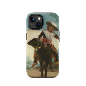 Boy on a Ram - Francisco De Goya Iphone Case, 15 / Matte, Phone Case Painting Boy Ram