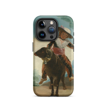 Boy on a Ram - Francisco De Goya Iphone Case, 15 Pro / Matte, Art-adorned Phone Case