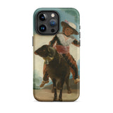 Boy on a Ram - Francisco De Goya Iphone Case, 15 Pro Max / Matte, Phone Case Painting Boy Ram