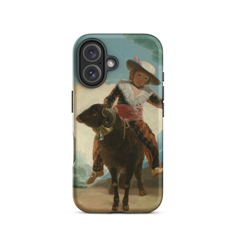 Boy on a Ram - Francisco De Goya Iphone Case, 16 / Matte, Phone Case Boy Ram Painting
