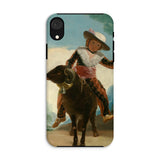 Boy on a Ram - Francisco De Goya Phone Case Iphone Xr / Matte Phone Case Painting Boy Ram Francisco Goya Iphone, Iphone Case, 18th-century