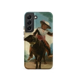 Boy on a Ram - Francisco De Goya Samsung Case, Galaxy S22 / Matte, Smartphone Case Classical Painting Child Ram
