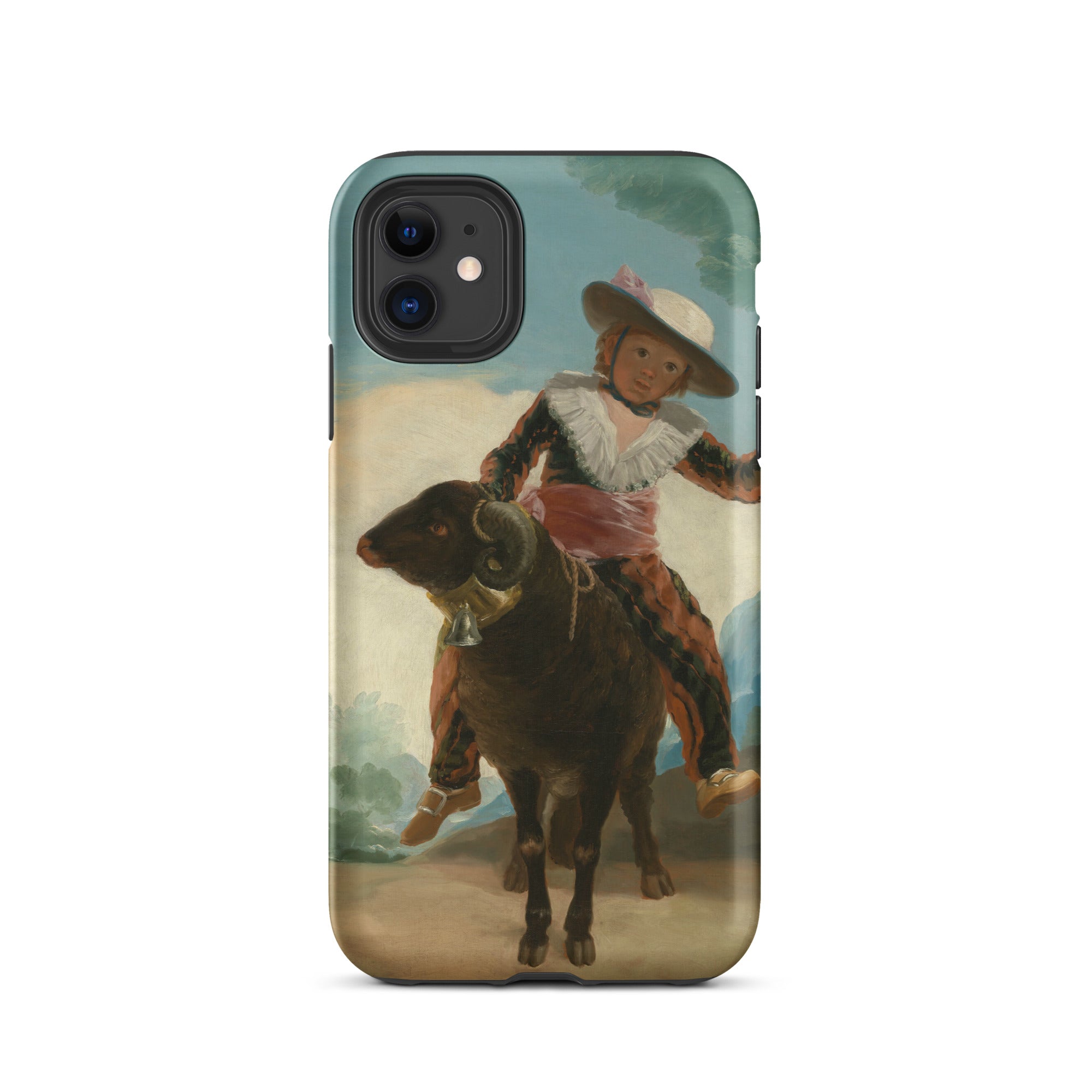 Boy on a Ram Francisco Goya Iphone Case, 11 / Matte, Phone Case Painting Boy Ram