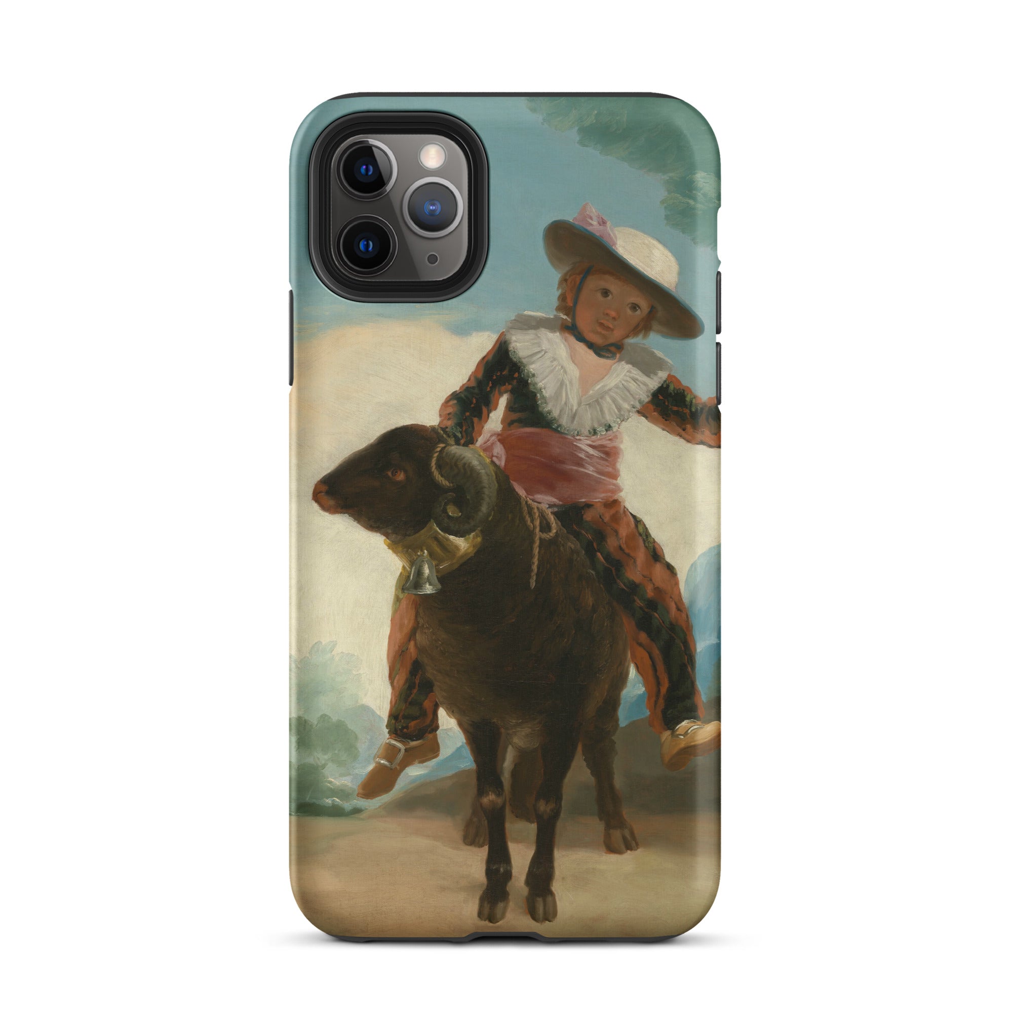 Boy on a Ram Francisco Goya Iphone Case, 11 Pro Max / Matte, Artistic Phone Case