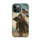 Boy on a Ram Francisco Goya Iphone Case, 12 Pro Max / Matte, Artistic Phone Case