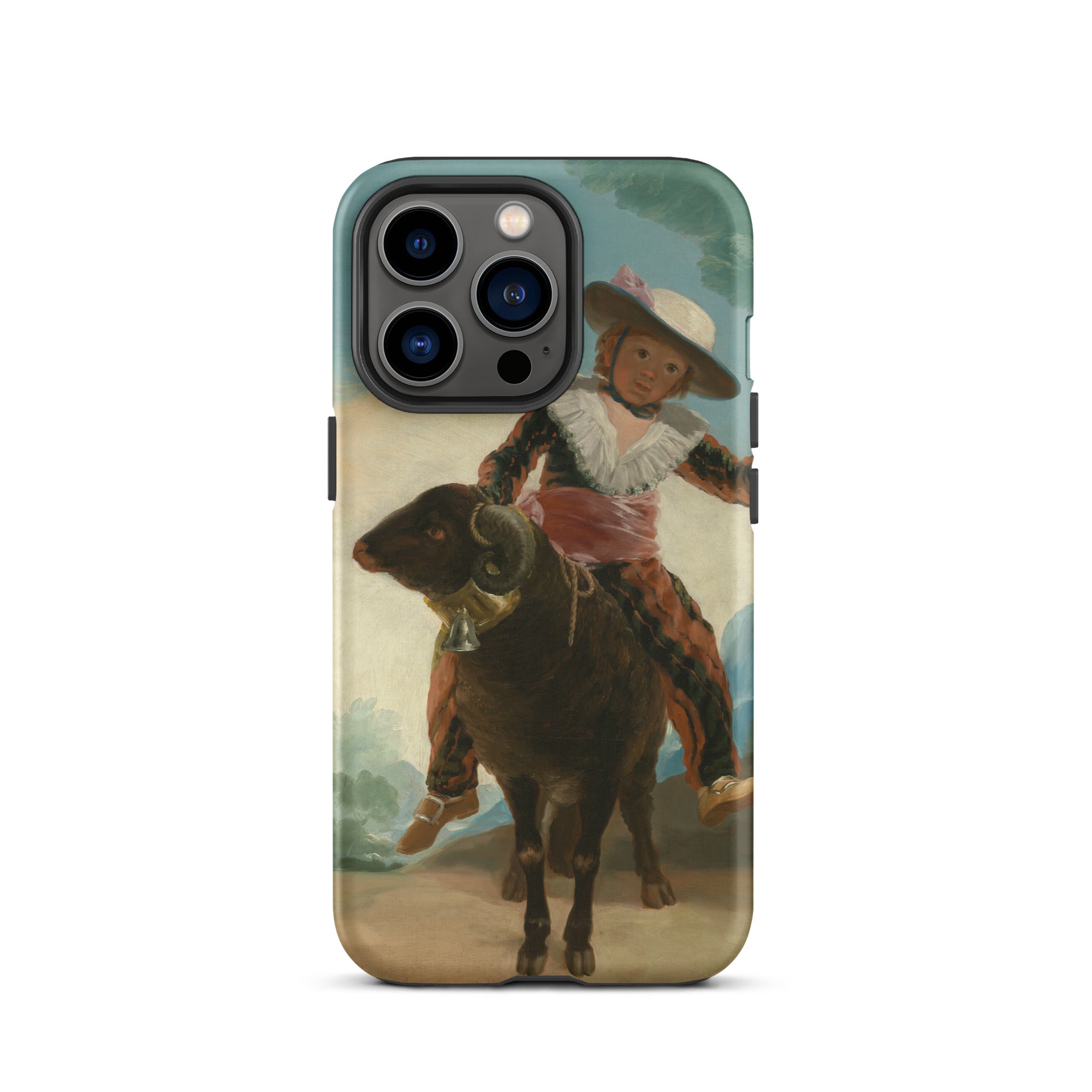 Boy on a Ram Francisco Goya Iphone Case, 13 Pro / Matte, Phone Case Boy Ram Painting