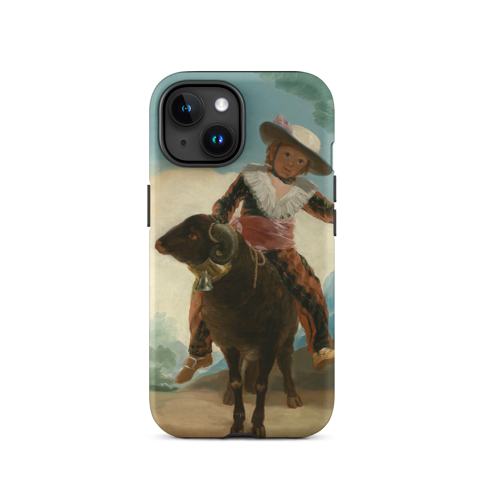 Boy on a Ram Francisco Goya Iphone Case, 15 / Matte, Phone Case Painting Boy Ram