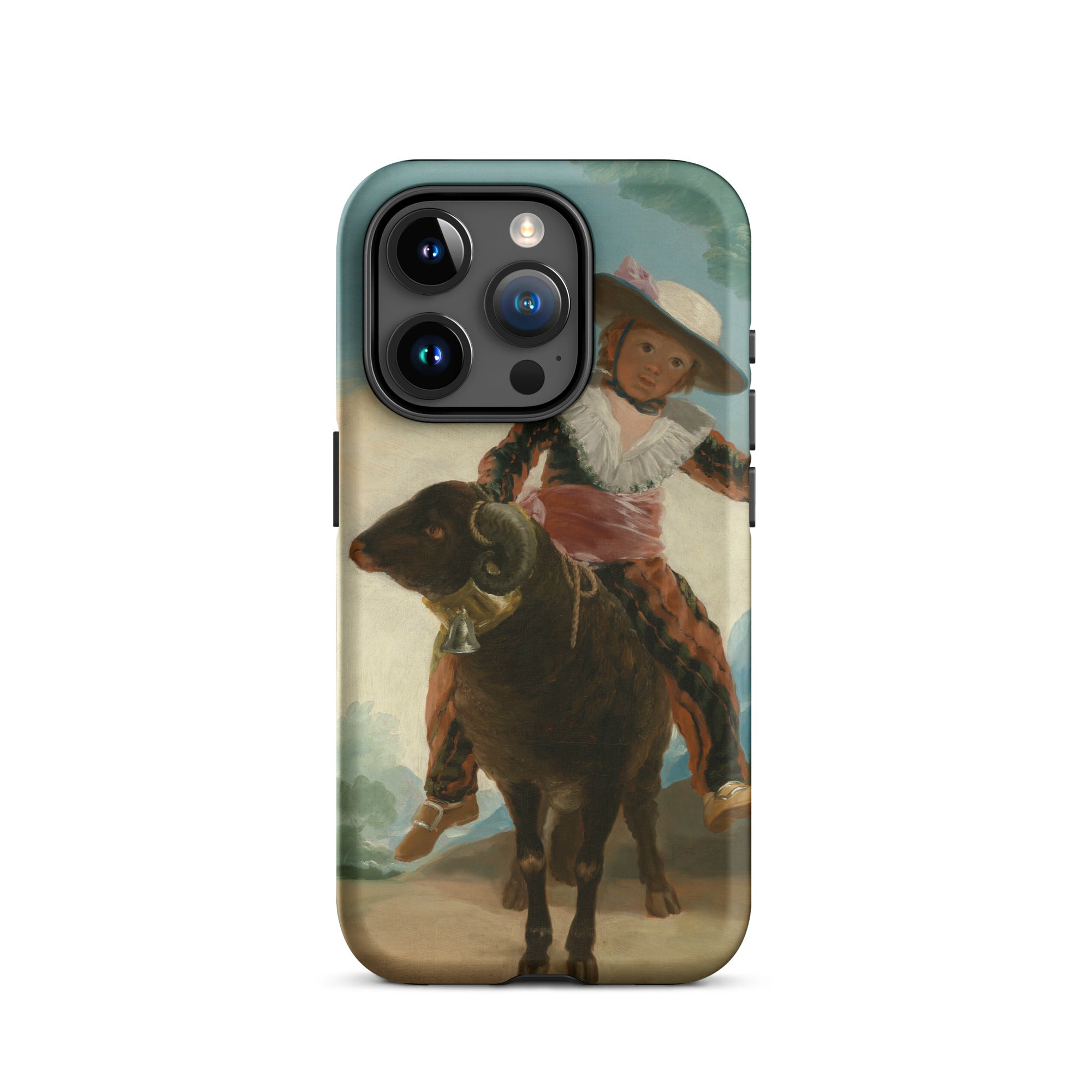 Boy on a Ram Francisco Goya Iphone Case, 15 Pro / Matte, Art Adorned Phone Case