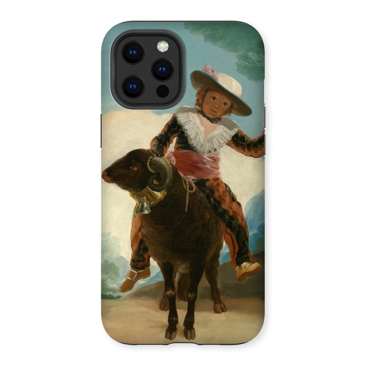 Boy on a Ram - Francisco Goya Iphone Case - 13 Pro Max / Gloss