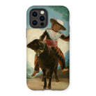 Boy on a Ram - Francisco Goya Iphone Case - 12 Pro / Gloss