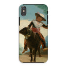 Boy on a Ram Francisco Goya Iphone Case, Xs / Matte, Phone Case Painting Boy Ram