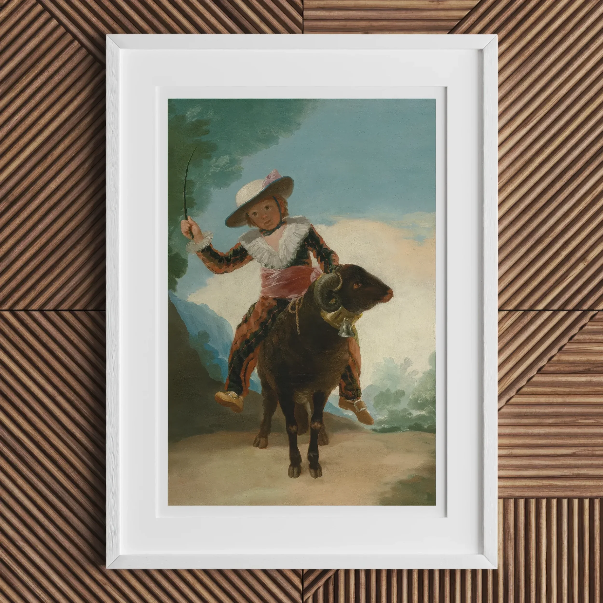 Boy on a Ram - Francisco Goya Romanticism Art Print 24’’x32’’ Posters Prints & Visual Artwork