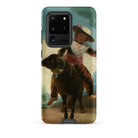 Boy on a Ram Francisco Goya Samsung Case, Galaxy S20 Ultra / Matte, Smartphone Case Classic Painting Child Goat