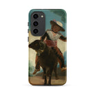 Boy on a Ram Francisco Goya Samsung Case, Galaxy S23 Plus / Matte, Smartphone Case Painting Child Ram
