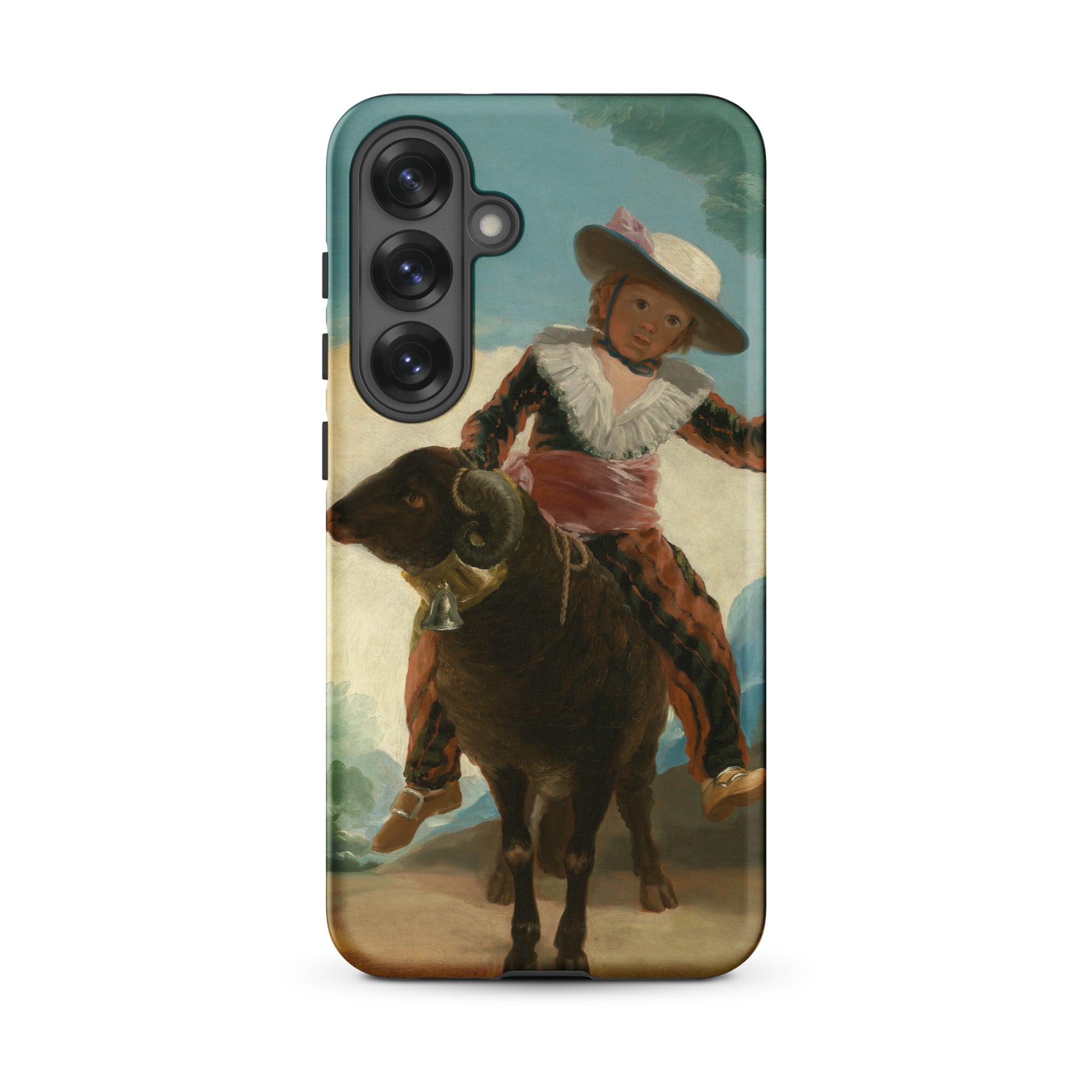 Boy on a Ram Francisco Goya Samsung Case, Galaxy S25 Plus / Matte, Smartphone Case Painting Boy Ram