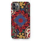 Braided - Uzbekistan Textile Art Iphone Case, 11 Pro Max / Matte, Patterned Smartphone Case