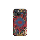 Braided Uzbekistan Textile Art Iphone Case, 13 Mini / Matte, Patterned Phone Case
