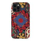 Braided - Uzbekistan Textile Art Iphone Case, 13 Pro Max / Matte, Colorful Patterned Phone Case