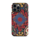 Braided Uzbekistan Textile Art Iphone Case, 13 Pro Max / Matte, Patterned Phone Case