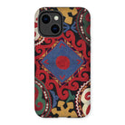 Braided - Uzbekistan Textile Art Iphone Case, 14 Plus / Matte, Patterned Phone Case