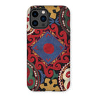 Braided - Uzbekistan Textile Art Iphone Case, 14 Pro Max / Matte, Colorful Patterned Phone Case