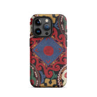 Braided Uzbekistan Textile Art Iphone Case, 15 Pro / Matte, Patterned Phone Case