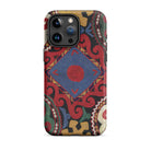 Braided Uzbekistan Textile Art Iphone Case, 15 Pro Max / Matte, Patterned Smartphone Case