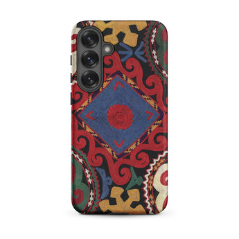 Braided - Uzbekistan Textile Art Phone Case, Samsung Galaxy S25 Plus / Matte, Mobile Cases, Toby Leon