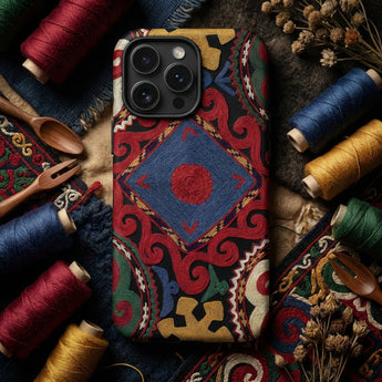 Braided - Uzbekistan Textile Art Phone Case, Mobile Cases, Toby Leon