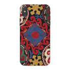 Braided - Uzbekistan Textile Art Iphone Case, x / Matte, Patterned Smartphone Case